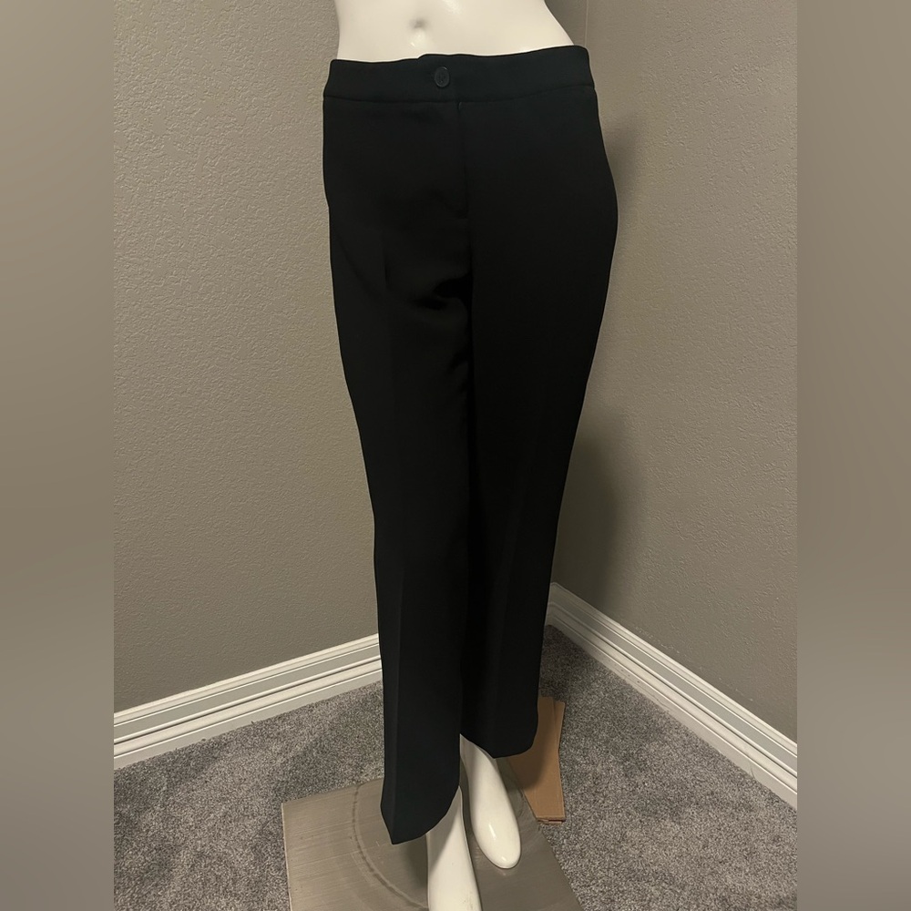 Women’s Jones New York Collection Platinum Petite Straight Black Pants Size 2P